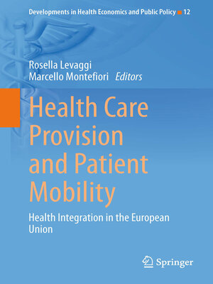 cover image of Health Care Provision and Patient Mobility